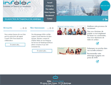 Tablet Screenshot of infolor.fr
